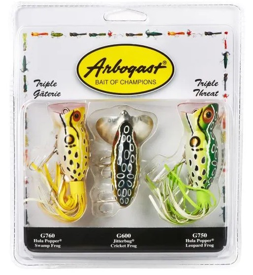 ARBOGAST TRIPLE THREAT 3 PACK