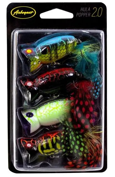 ARBOGAST HULA POPPER 2.0 4PK