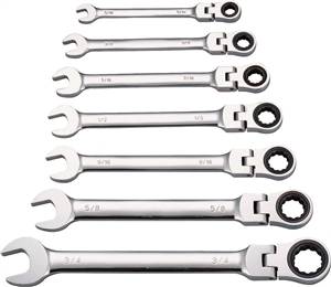 METRIC 7PC STEEL WRENCH SET