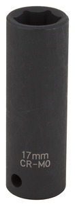 BLACK DEEP IMPACT SOCKET 17MM