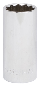 CHROME DRIVE SOCKET 1-1/16IN