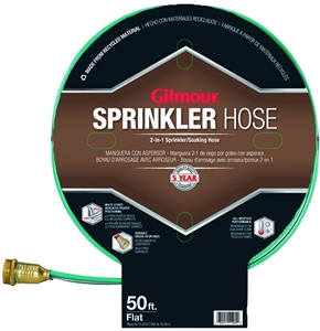 GARDEN SPRINKLER HOSE 50FT