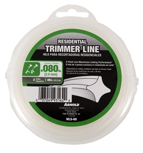 NYLON TRIMMER LINE .080"X40'