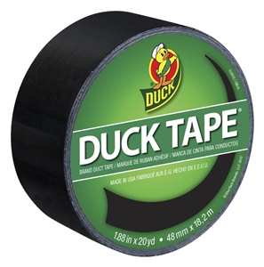 BLACK DUCT TAPE 1.88INX20YD