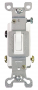 WHITE POLY TOGGLE SWITCH 120V