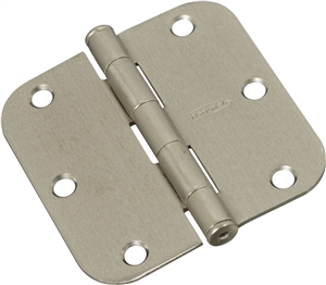 NICKEL DOOR HINGE 3-1/2IN