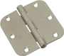 NICKEL DOOR HINGE 3-1/2IN