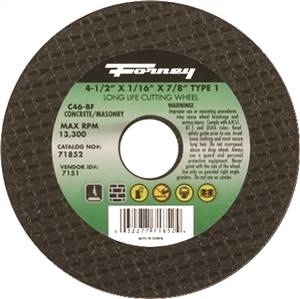 COARSE CUT-OFF WHEEL 1/16X4-1/2