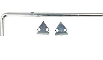 ZINC CANE BOLT 1/2X12IN