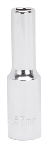 CHROME DRIVE SOCKET 7MM 3/8IN