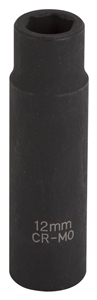 BLACK IMPACT SOCKET 12MM