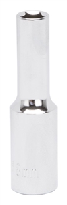 CHROME DRIVE SOCKET 3/8" 8MM