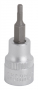 CHROME HEX BIT SOCKET 3MM