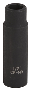 BLACK DEEP IMPACT SOCKET 1/2IN