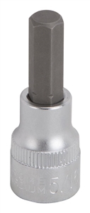 CHROME HEX BIT SOCKET 5/16IN