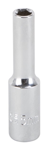 CHROME DRIVE SOCKET 5MM 1/4IN