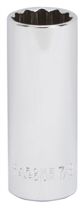 CHROME DRIVE SOCKET 7/8IN 12PT