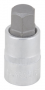 CHROME HEX BIT SOCKET 16MM