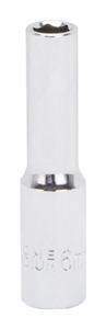 CHROME DRIVE SOCKET 6MM 6PT