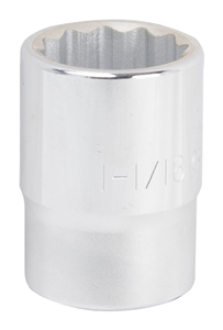 CHROME DRIVE SOCKET 3/4IN 12PT