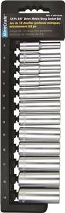 CHROME METRIC SOCKET SET 12PC