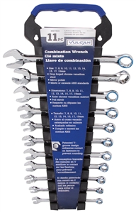 CHROME METRIC WRENCH SET 11PC