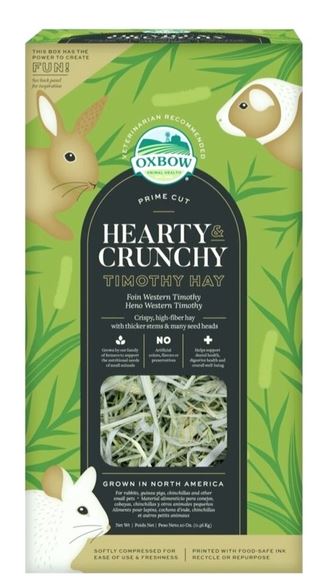 HEARTY & CRUNCHY TIMOTHY HAY 20OZ