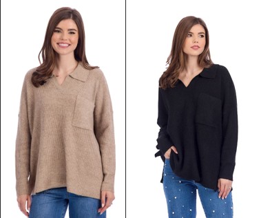 NOA COLLARED SWEATER