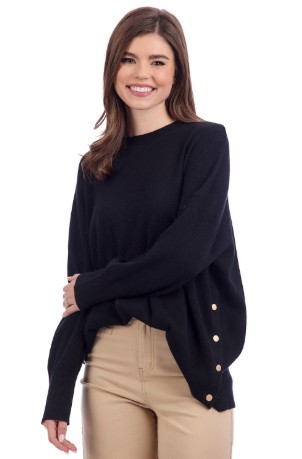 NORALEE BUTTON SWEATER