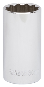 STEEL DRIVE SOCKET 1/2INX30MM