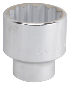 CHROME DRIVE SOCKET 1-13/16IN
