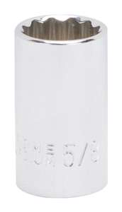 CHROME DRIVE SOCKET 1/2X5/8IN