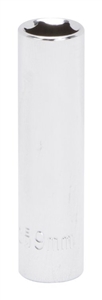 CHROME DRIVE SOCKET 9MM 6PT