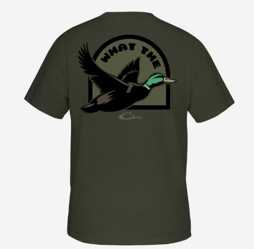 GRN WHAT THE DUCK TEE