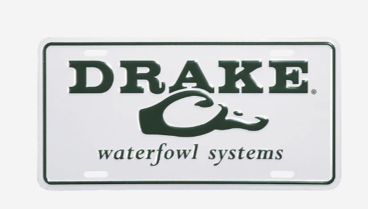 DRAKE WHITE LICENSE PLATE