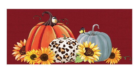 ANIMAL PRINT PUMPKIN SWITCH MAT