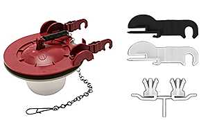 UNIVERSAL TOILER FLAPPER 3IN