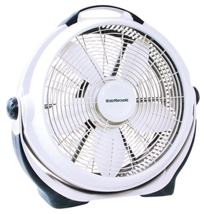 GRAY 3-SPEED FLOOR FAN 20"