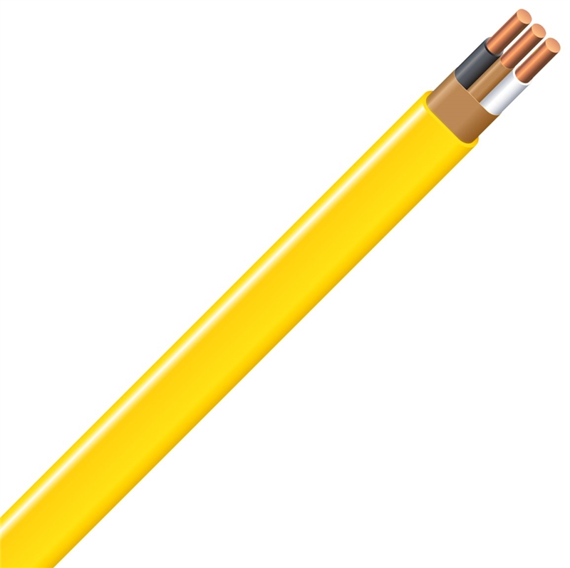 YELLOW BUILDING WIRE 12AWG 25'