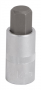 CHROME HEX BIT SOCKET 14MM