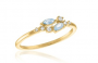 BLUE OPAL & CLUSTER LAYERS RING