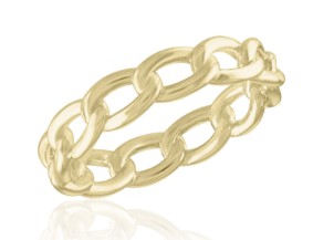 CHAIN GOLD LAYERS RING