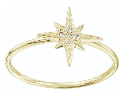 STAR GOLD LAYERS RING
