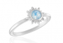WHITE OPAL STACK RING