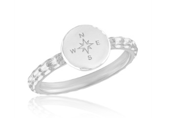 COMPASS STACK RING