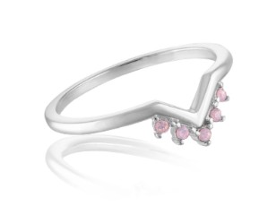 ROSE TIARA STACK RING