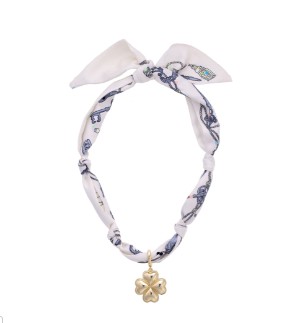CHARLIE CLOVER SCARF NECKLACE