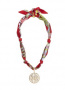 CORA GREEK KEYS SCARF NECKLACE