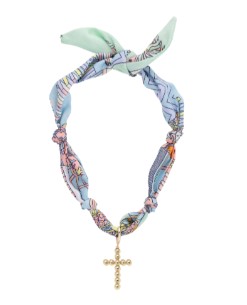 LOUISA SCARF NECKLACE PASTEL MUL
