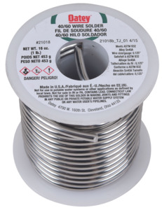 LEADED WIRE SOLDER 1LB .125GA